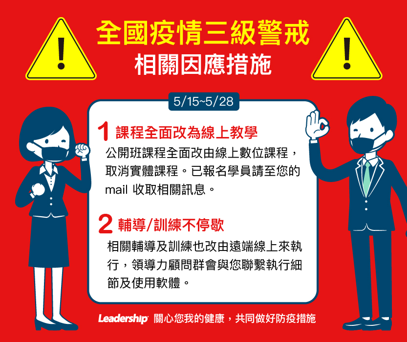 全國進入疫情三級警戒因應措施